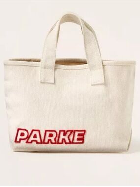💗 Parke x Target Mini Canvas Tote Bag - Natural NWT